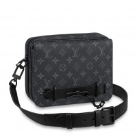 Louis Vuitton Steamer Messenger Bag In Monogram Eclipse Canvas M45585