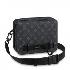 Louis Vuitton Steamer Messenger Bag In Monogram Eclipse Canvas M45585 Louis Vuitton Steamer Messenger Bag In Monogram Eclipse Canvas M45585