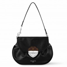 Louis Vuitton Sunset Vibe Bag in Black Lambskin Leather