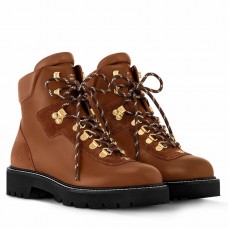 Louis Vuitton Territory Flat Ranger Boots in Brown Leather and Suede