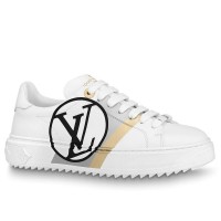 Louis Vuitton Time Out Sneakers with Black LV Circle Signature Louis Vuitton Time Out Sneakers with Black LV Circle Signature