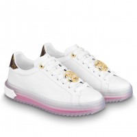 Louis Vuitton Time Out Sneakers With Pink Transparent Rubber Louis Vuitton Time Out Sneakers With Pink Transparent Rubber