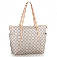 Louis Vuitton Totally MM Bag In Damier Azur Canvas N41279 Louis Vuitton Totally MM Bag In Damier Azur Canvas N41279