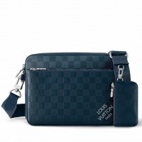 Louis Vuitton Trio Messenger Bag in Damier Infini Leather N40438 Louis Vuitton Trio Messenger Bag in Damier Infini Leather N40438