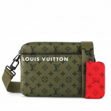 Louis Vuitton Trio Messenger Bag in Green Monogram Canvas M23783 Louis Vuitton Trio Messenger Bag in Green Monogram Canvas M23783