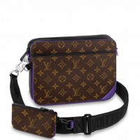 Louis Vuitton Trio Messenger Bag In Monogram Macassar Canvas M46266 Louis Vuitton Trio Messenger Bag In Monogram Macassar Canvas M46266