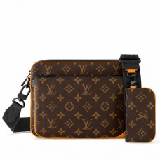 Louis Vuitton Trio Messenger Bag in Monogram Macassar Canvas M46694 Louis Vuitton Trio Messenger Bag in Monogram Macassar Canvas M46694