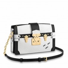 Louis Vuitton Trunk Clutch In White Epi Leather M52151