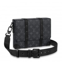 Louis Vuitton Trunk Messenger Bag In Monogram Eclipse Canvas M45727 Louis Vuitton Trunk Messenger Bag In Monogram Eclipse Canvas M45727