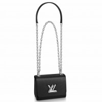 Louis Vuitton Twist Mini Bag In Black Epi Leather M56117 Louis Vuitton Twist Mini Bag In Black Epi Leather M56117
