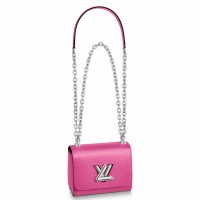 Louis Vuitton Twist Mini Bag In Pink Epi Leather M56120 Louis Vuitton Twist Mini Bag In Pink Epi Leather M56120