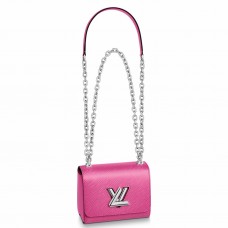 Louis Vuitton Twist Mini Bag In Pink Epi Leather M56120 Louis Vuitton Twist Mini Bag In Pink Epi Leather M56120
