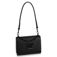 Louis Vuitton Twist MM Bag In All Black Epi Leather M53236 Louis Vuitton Twist MM Bag In All Black Epi Leather M53236