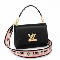Louis Vuitton Twist MM Bag with Jacquard Strap M57505 Louis Vuitton Twist MM Bag with Jacquard Strap M57505