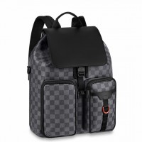 Louis Vuitton Utility Backpack In Damier Graphite Canvas N40279 Louis Vuitton Utility Backpack In Damier Graphite Canvas N40279