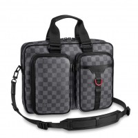 Louis Vuitton Utility Business Bag In Damier Graphite Canvas N40278 Louis Vuitton Utility Business Bag In Damier Graphite Canvas N40278