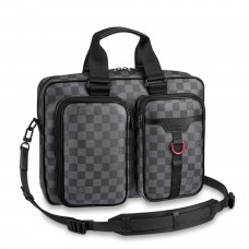 Louis Vuitton Utility Business Bag In Damier Graphite Canvas N40278