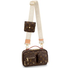 Louis Vuitton Utility Crossbody Bag In Monogram Canvas M80446 Louis Vuitton Utility Crossbody Bag In Monogram Canvas M80446