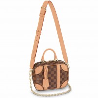 Louis Vuitton Valisette Souple BB Bag In Damier Ebene Canvas N50065 Louis Vuitton Valisette Souple BB Bag In Damier Ebene Canvas N50065