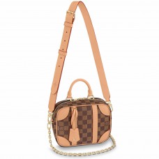 Louis Vuitton Valisette Souple BB Bag In Damier Ebene Canvas N50065 Louis Vuitton Valisette Souple BB Bag In Damier Ebene Canvas N50065