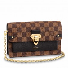 Louis Vuitton Vavin Chain Wallet In Damier Ebene Canvas N60221 Louis Vuitton Vavin Chain Wallet In Damier Ebene Canvas N60221