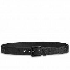 Louis Vuitton Voyager 35mm Belt In Monogram Shadow Leather M0281V