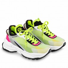 Louis Vuitton Women's Run 55 Sneakers In Yellow Materials