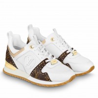 Louis Vuitton Women's Run Away Sneakers In Monogram Studs Louis Vuitton Women's Run Away Sneakers In Monogram Studs