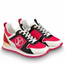 Louis Vuitton Women's Run Away Sneakers In Red