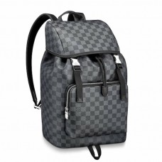 Louis Vuitton Zack Backpack In Damier Graphite Canvas N40005