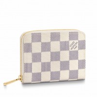 Louis Vuitton Zippy Coin Purse In Damier Azur Canvas N63069 Louis Vuitton Zippy Coin Purse In Damier Azur Canvas N63069