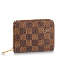 Louis Vuitton Zippy Coin Purse In Damier Ebene Canvas N63070 Louis Vuitton Zippy Coin Purse In Damier Ebene Canvas N63070