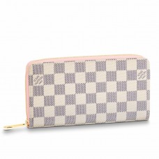 Louis Vuitton Zippy Wallet In Damier Azur Canvas N63503
