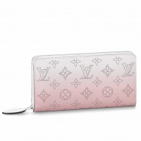 Louis Vuitton Zippy Wallet In Gradient Mahina Leather M80490 Louis Vuitton Zippy Wallet In Gradient Mahina Leather M80490