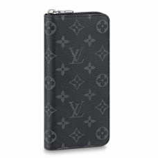 Louis Vuitton Zippy Wallet Vertical In Monogram Eclipse Canvas M62295