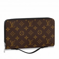 Louis Vuitton Zippy XL Wallet In Monogram Macassar Canvas M61506 Louis Vuitton Zippy XL Wallet In Monogram Macassar Canvas M61506