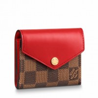 Louis Vuitton Zoe Wallet In Damier Ebene Canvas N60166 Louis Vuitton Zoe Wallet In Damier Ebene Canvas N60166